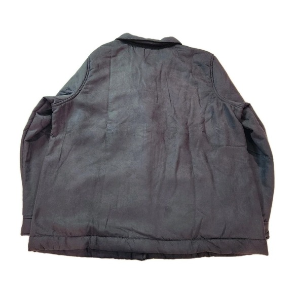 NWT Women's Boston Traders‎ Black Fleece Lined Trucker Jacket, Medium - Picture 2 of 3